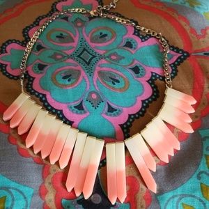 Baublebar Ombré Ra Bib - Pink Ombre/Gold